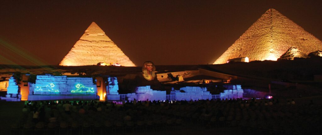 Sound-Light-Show-Enchanting Egypt | Best Travel Agency in Bangalore | Luxury Corporate Tour | Eurotrip Packages - GoTravelab